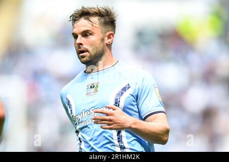 Coventry, Regno Unito. 14th maggio 2023Coventry, Regno Unito. 14th maggio 2023. Matt Godden (24 Coventry City) durante il Campionato Sky Bet Gioca alla semifinale 1st tappa tra Coventry City e Middlesbrough presso la Coventry Building Society Arena, Coventry, domenica 14th maggio 2023. (Foto: Kevin Hodgson | NOTIZIE MI) Credit: NOTIZIE MI & Sport /Alamy Live News Foto Stock