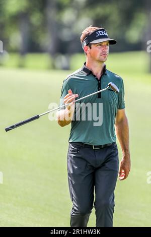 13 maggio 2023: Trevor Cone sulla 3rd buche durante il terzo round del torneo DI golf AT&T Byron Nelson al TPC Craig Ranch di McKinney, Texas. Grigio Siegel/CSM(immagine di credito: © Gray Siegel/Cal Sport Media) Foto Stock