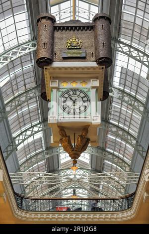 L'Orologio reale al piano superiore del Queen Victoria Building. Sydney-Australia-634 Foto Stock