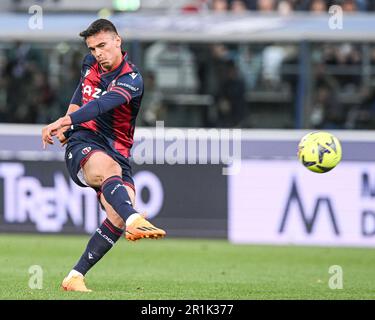 Nikola Moro (6 Bologna FC) durante la Serie A match tra Bologna FC e AS Roma allo Stadio Renato Dall'Ara di Bologna, Italia Soccer (Cristiano Mazzi/SPP) Credit: SPP Sport Press Photo. /Alamy Live News Foto Stock