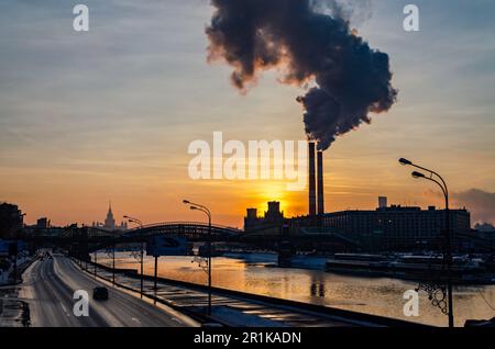 chimeys al lavoro Foto Stock