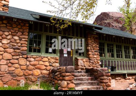 La caffetteria al Phantom Ranch. Grand Canyon National Park, Arizona, Stati Uniti. Foto Stock