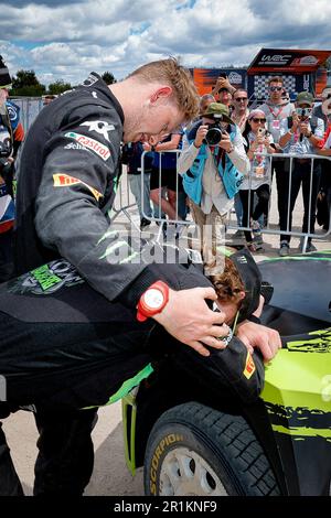 SOLBERG Oliver (swe), Skoda Fabia R5, ritratto durante il Rally, Portogallo. , . WRC World Rally Championship, dal 11 al 14 maggio 2023 a Porto, Portogallo - Foto Paulo Maria/DPPI Credit: DPPI Media/Alamy Live News Foto Stock