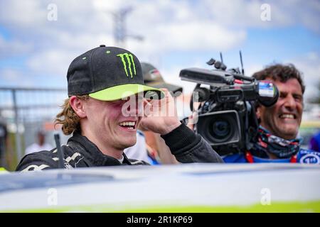 SOLBERG Oliver (swe), Skoda Fabia R5, ritratto durante il Rally Portogallo 2023, 5th° round del Campionato Mondiale Rally WRC 2023, dal 11 al 14 maggio 2023 a Porto, Portogallo - Foto: Paulo Maria/DPPI/LiveMedia Foto Stock