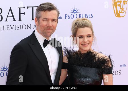 Patrick Brammall e Harriet Dyer, BAFTA Television Awards with P&o Cruises, Royal Festival Hall, Londra, Regno Unito, 14 maggio 2023, Foto di Richard Goldschmid Foto Stock