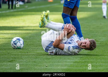 Broendby, Danimarca. 14th maggio, 2023. Elias Jelert (19) del FC Copenhagen visto durante la Superliga match del 3F tra Broendby IF e FC Copenhagen allo stadio Brondby. (Photo Credit: Gonzales Photo/Alamy Live News Foto Stock