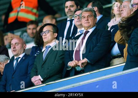 Cornellà de Llobregat, Spagna, 14 maggio 2023. Spagnolo la Liga: RCD Espanyol / FC Barcellona. Credit: JG/Alamy Live News Foto Stock