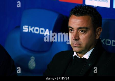 Cornellà de Llobregat, Spagna, 14 maggio 2023. Spagnolo la Liga: RCD Espanyol / FC Barcellona. Credit: JG/Alamy Live News Foto Stock