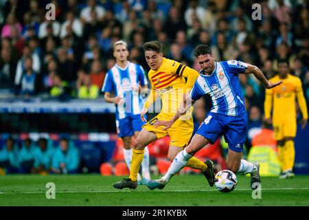 Cornellà de Llobregat, Spagna, 14 maggio 2023. Spagnolo la Liga: RCD Espanyol / FC Barcellona. Credit: JG/Alamy Live News Foto Stock