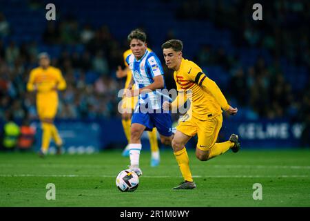 Cornellà de Llobregat, Spagna, 14 maggio 2023. Spagnolo la Liga: RCD Espanyol / FC Barcellona. Credit: JG/Alamy Live News Foto Stock