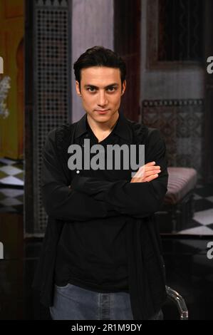 Milano, Italia. 15th maggio, 2023. Milano, trasmissione televisiva che tempo che fa Rai3 - nella foto Matteo Paolillo Credit: Independent Photo Agency/Alamy Live News Foto Stock