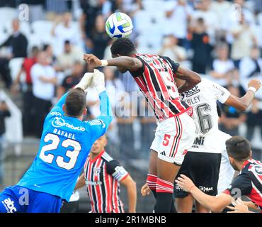 San Paolo, Brasile. 14th maggio, 2023. Nel corso di una partita tra Corinzi e Sao Paulo a Neo Quimica Arena a Sao Paulo, Brasile (Fernando Roberto/SPP) Credit: SPP Sport Press Photo. /Alamy Live News Foto Stock