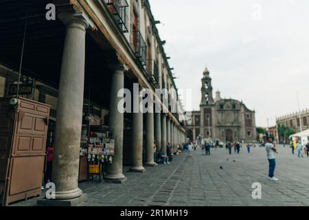 CITTÀ DEL MESSICO, MESSICO - maggio 2023cThe Chiesa di Santo Domingo e la sua piazza, chiamato anche Santo Domingo. Foto di alta qualità Foto Stock