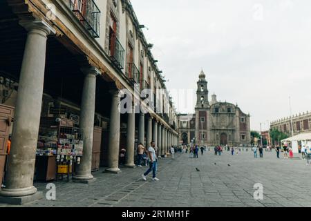 CITTÀ DEL MESSICO, MESSICO - maggio 2023cThe Chiesa di Santo Domingo e la sua piazza, chiamato anche Santo Domingo. Foto di alta qualità Foto Stock