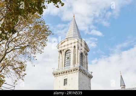 Lo splendido Palazzo Topkapi di Istanbul, sede del sultano Ottomano e della famiglia reale Foto Stock