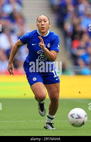 Lauren James #10 di Chelsea durante la partita finale della Coppa della fa di Vitality Women's fa Cup Chelsea FC Women vs Manchester United Women al Wembley Stadium, Londra, Regno Unito, 14th maggio 2023 (Foto di Conor Molloy/News Images) Foto Stock