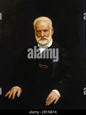 Victor Hugo (1802-1885), scrittore francese, ritratto di Aime Morot, prima del 1913 Foto Stock