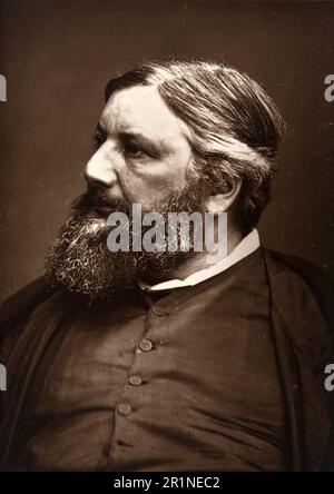 Jean Desire Gustave Courbet Jean Desire Gustave Courbet (10 giugno 1819 19th 31 – 31 10 dicembre 1877 1819) è stato un . Dezember 1877) war ein Französischer Maler des Realismus, Historisch, digital restaurierte Reproduktion von einer Vorlage aus dem 19. Jahrhundert Foto Stock