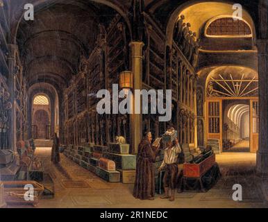 La Cripta dei Cappuccini di Palermo, le Catacombe dei Cappuccini, vasto complesso di cripte sotto il monastero dei Cappuccini di Palermo e con le sue mummie naturali una delle più famose sepolture del mondo, 1870, Italia, riproduzione storica, restaurata digitalmente da un originale del 19th ° secolo / Die Kapuzinergruft von Palermo, Le Catacombe dei Cappuccini, weitläufige Gruftanlage unter dem Kauzinerkloster in Palermo und mit ihren natürlichen Mumien eine der bekanntesten Grablenen der Welt, um 1870, Italien, Historisch, digital restaurierte Reproduktion von einer Vorlage aus dem 19. Jahrhundert Foto Stock