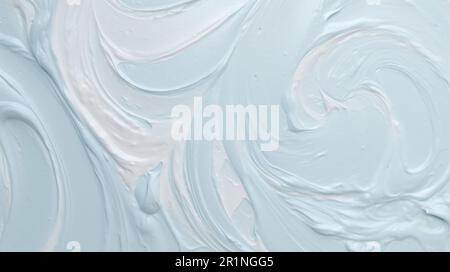 Struttura di gelato blu in colori pastello Foto Stock