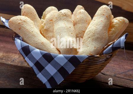 biscotto al formaggio al forno, spuntino brasiliano Foto Stock