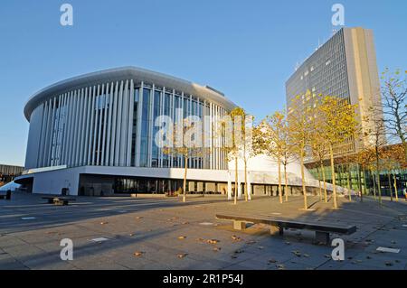 Philharmonie, Philharmonic Hall, Place de l' Europaviertel, Kirchberg Plateau, Luxembourg City, Lussemburgo Foto Stock