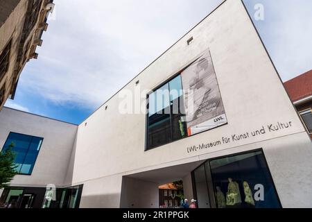 Münster, LWL-Museum für Kunst und Kultur (Museo Statale di Arte e Storia Culturale della Vestfalia) a Münsterland, Renania settentrionale-Vestfalia, Germania Foto Stock