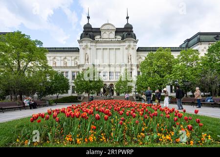 Sofia, Bulgaria. Maggio 2023. Vista esterna della Galleria Nazionale di Kvadrat 500 nel centro della città Foto Stock