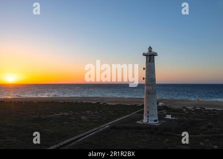 Faro di Faro de Jandia, Jandia, Fuerteventura, Isole Canarie, Spagna Foto Stock