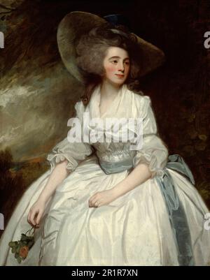 Sig.ra Francis Russell Data: 1785/87 artista: George Romney British, 1734-1802 Foto Stock