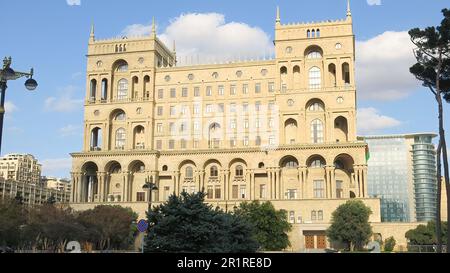 Gli edifici che il petrolio ha costruito Foto Stock