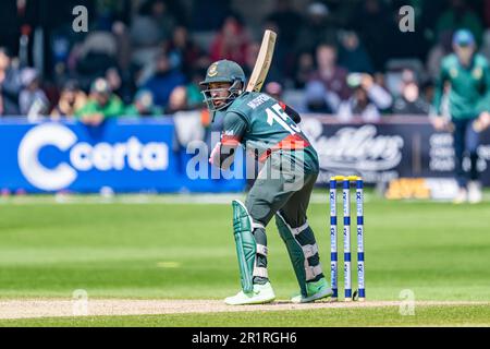 CHELMSFORD, REGNO UNITO. 14 maggio, 2023. MD Mushfiqur Rahim del Bangladesh durante la ICC Men's Cricket World Cup Super League - 3rd ODI Irlanda vs Bangladesh al campo da cricket della Cloud County domenica 14 maggio 2023 a CHELMSFORD INGHILTERRA. Credit: Taka Wu/Alamy Live News Foto Stock