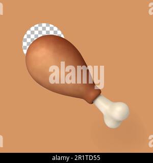Articolo di carne di pollo per il vostro progetto di disegno di risorsa. Foto Stock
