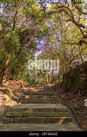 Naoshima, Giappone - 29 marzo 2023: Tempio di Gokurakuji a Naoshima, Kagawa, Giappone Foto Stock