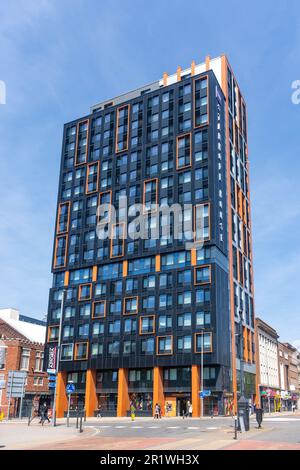 Stanhope House (alloggio per studenti), Stanhope Road, Portsmouth, Hampshire, Inghilterra, Regno Unito Foto Stock