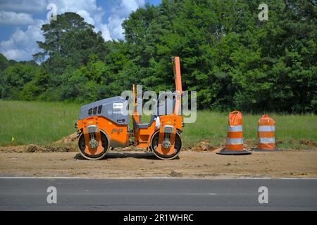 Rullo vibrante Hamm HD12 vv. Foto Stock