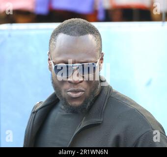 Stormzy, The Little Mermaid - UK Premiere, Leicester Square, Londra, Regno Unito, 15 maggio 2023, Foto di Richard Goldschmidt Foto Stock