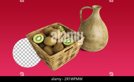 Scene di frutta tropicale per il tuo asset design. Foto Stock