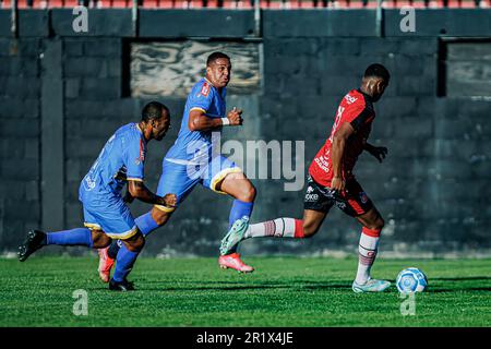 Pelotas, Brasile. 15th maggio, 2023. RS - PELOTAS - 14/05/2023 - BRASILEIRO D 2023, BRASILE DE PELOTAS X SAOJOSEENSE - Guilherme Belea giocatore del Brasile de Pelotas durante una partita contro Saojoseense allo stadio Bento Mendes de Freitas per il campionato brasiliano D 2023. Foto: Volmer Perez/AGIF/Sipa USA Credit: Sipa USA/Alamy Live News Foto Stock
