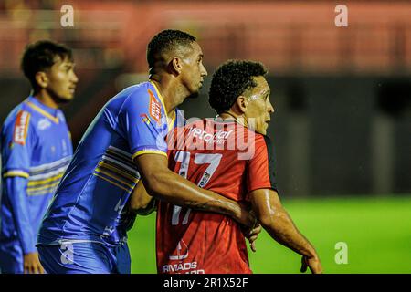 Pelotas, Brasile. 15th maggio, 2023. RS - PELOTAS - 05/14/2023 - BRASILEIRO D 2023, BRASILE DE PELOTAS X SAOJOSEENSE - Branquinho giocatore di Brasil de Pelotas durante una partita contro Saojoseense allo stadio Bento Mendes de Freitas per il campionato brasiliano D 2023. Foto: Volmer Perez/AGIF/Sipa USA Credit: Sipa USA/Alamy Live News Foto Stock