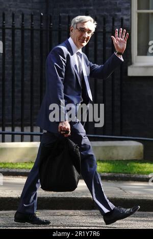 John Redwood lascia 10 Downing Street, Londra. Data immagine: Martedì 16 maggio 2023. Foto Stock