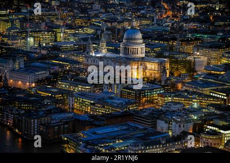 Vista dalla Shard Foto Stock