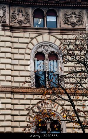 Rinascimento Italiano Palazzo Bonacossa a Milano. Foto Stock