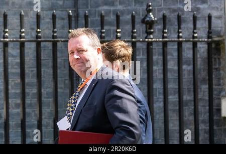 Londra, Regno Unito. 16th maggio, 2023. Food Security Conference Farm to Fork summit at 10 Downing Street, Londra UK Mark Spenser Food Minister Credit: Ian Davidson/Alamy Live News Foto Stock