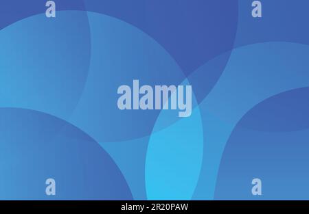 Sfondo blu sovrapposto Illustrazione Vettoriale