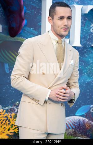 Londra, Regno Unito. 15th maggio, 2023. Jonah Hauer-King partecipa al Premiere britannico di 'la Sirenetta' a Odeon Luxe Leicester Square. Credit: SOPA Images Limited/Alamy Live News Foto Stock