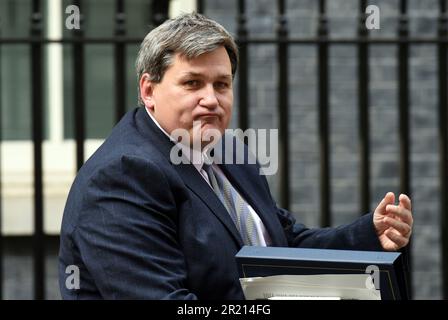 Kit Malthouse, Ministro di Stato per il crimine e la polizia, lascia No.10 Downing Street in mezzo alla pandemia di coronavirus COVID-19. 2021. Foto Stock