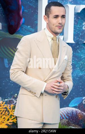 Londra, Regno Unito. 15th maggio, 2023. Jonah Hauer-King partecipa al Premiere britannico di 'la Sirenetta' a Odeon Luxe Leicester Square. (Foto di Loredana Sangiuliano/SOPA Images/Sipa USA) Credit: Sipa USA/Alamy Live News Foto Stock