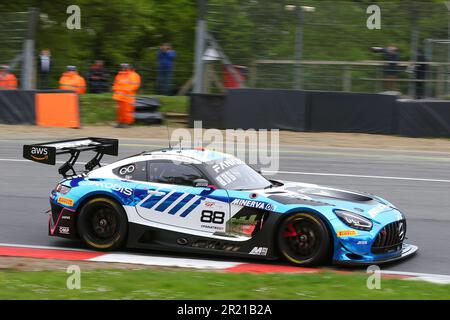 Timur Boguslavskiy - AKKODIS ASP Team - alla guida di Mercedes-AMG GT3 numero 88 nel 2023 GT World Challenge Europe Sprint Cup a Brands Hatch nel maggio 20 Foto Stock