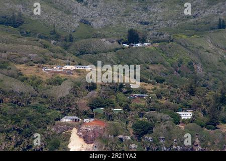 Isola di Pitcairn: Adamstown Foto Stock